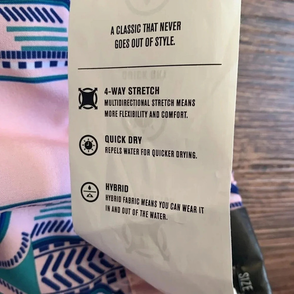 Hurley Men's Hybrid Swim Shorts 17” Length XXL NWT - Picture 7 of 11